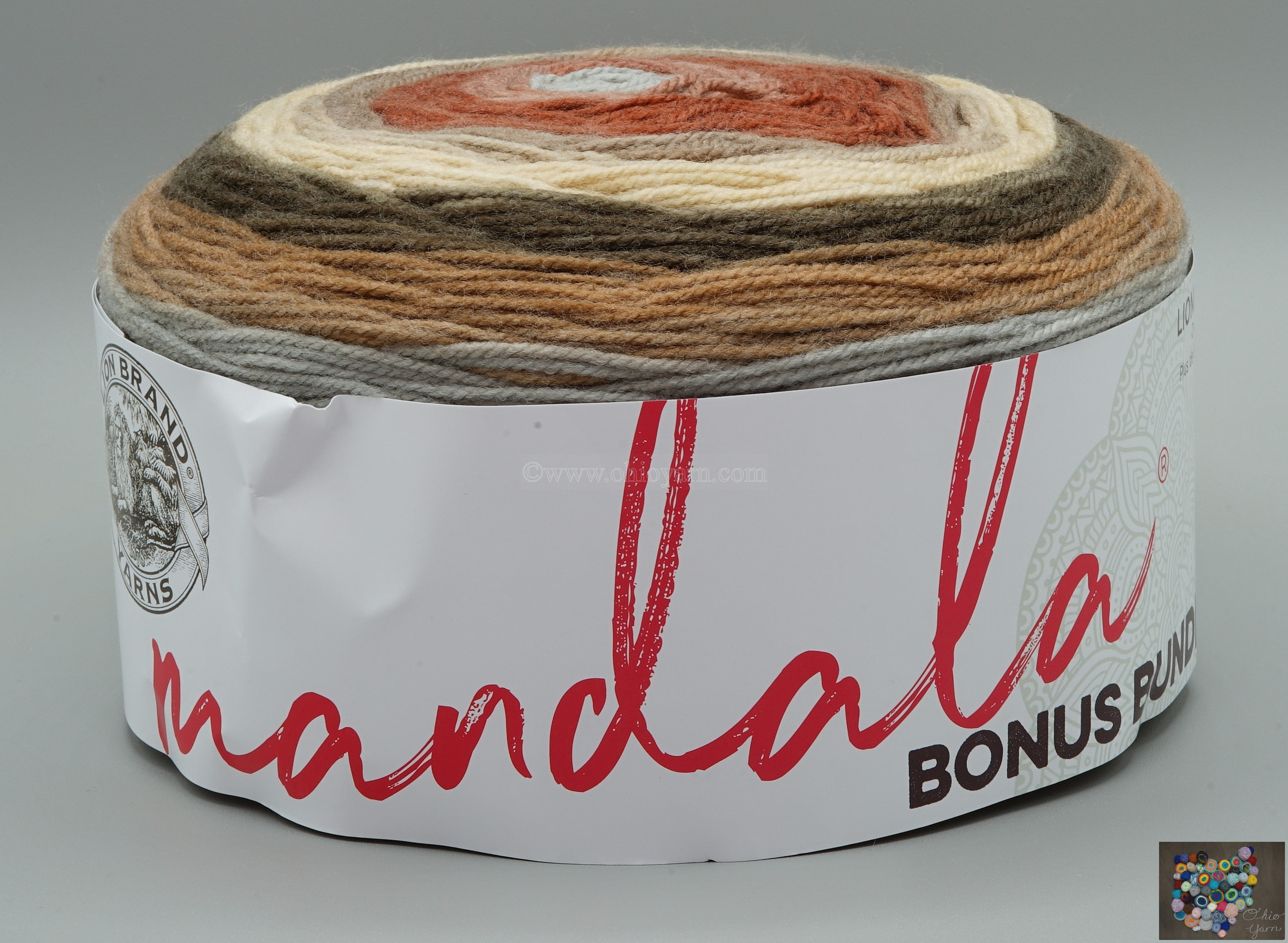 Lion Brand Mandala 1181yds Light Weight Acrylic Bonus Bundle Yarn