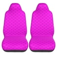 thumbnail image 2 of ZNDUO Pink Dot Dragon Scales Pattern Car Seat Covers, Breathable Polyester Universal Seat Covers for Cars, 2PCS Car Seat Covers Front Seats Only, 2 of 8