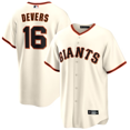 thumbnail image 1 of Camiseta clásica de béisbol blanca de local de Rafael Devers de los Gigantes de San Francisco, con número de estrella bordado.-XL, 1 of 2
