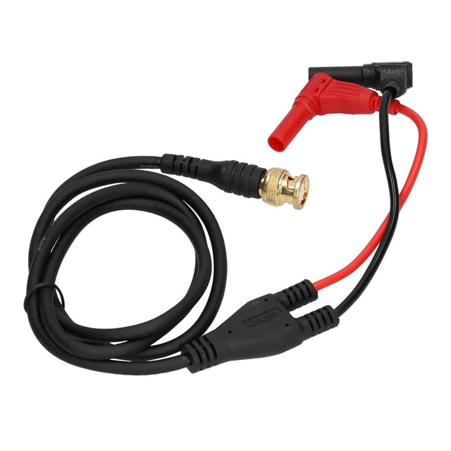Conector De Prueba Bnc A Banana, Rojo, Negro, Con Carcasa De Pvc, Cable De Cobre, Adaptador Bnc Multifuncional, Cable De Prueba Para Enrutador Inalámbrico De Osciloscopios seitruly TO001849-00