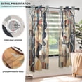 thumbnail image 5 of Women in Brown Blackout Curtains Thermal Insulation 63 inch Grommet for Bedroom Living Room Bathroom Kitchen Windows 2 Pack, 5 of 6