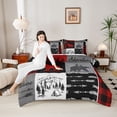 thumbnail image 3 of Feelyou Wildlife Twin Comforter Sets, Hunting Theme Bedding Set, 2pcs, 3 of 7