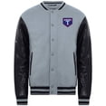 thumbnail image 2 of Men's Levelwear Gray Texas Rangers Varsity Paragon Jacket, 2 of 3