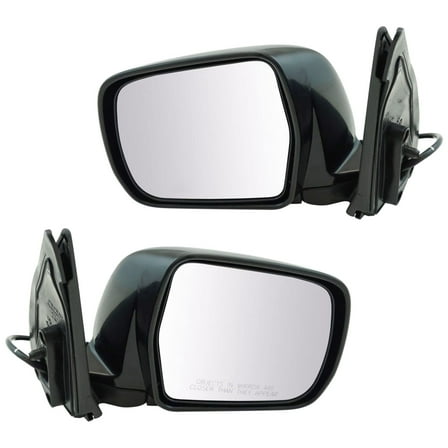 TRQ Power Heated Side View Mirrors LH & RH Pair for 01-07 Toyota Highlander MRA09216