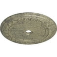 thumbnail image 3 of 41"OD x 4"ID x 2 3/8"P Caputo Ceiling Medallion (Fits Canopies up to 5 1/2"), Hand-Painted Castle Stone Crackle, 3 of 6