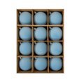 thumbnail image 6 of 12 Pcs Christmas Tree Decorations Velvet Christmas Balls Flocked Christmas Tree Ball Ornaments Plastic Xmas Decorative Hanging Ornaments(2.36 Inch), 6 of 6