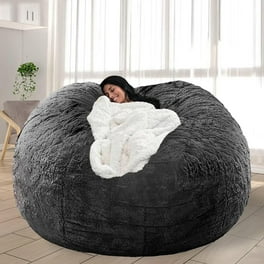 Bean Bag Chair Lazy Sofa with Footstool,Durable Comfort Lounger