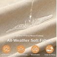 thumbnail image 5 of Vcatnet 2 Pieces Patio Outdoor Conversation Set All Weather Furniture Wicker Rattan Sofa Set,Beige, 5 of 5