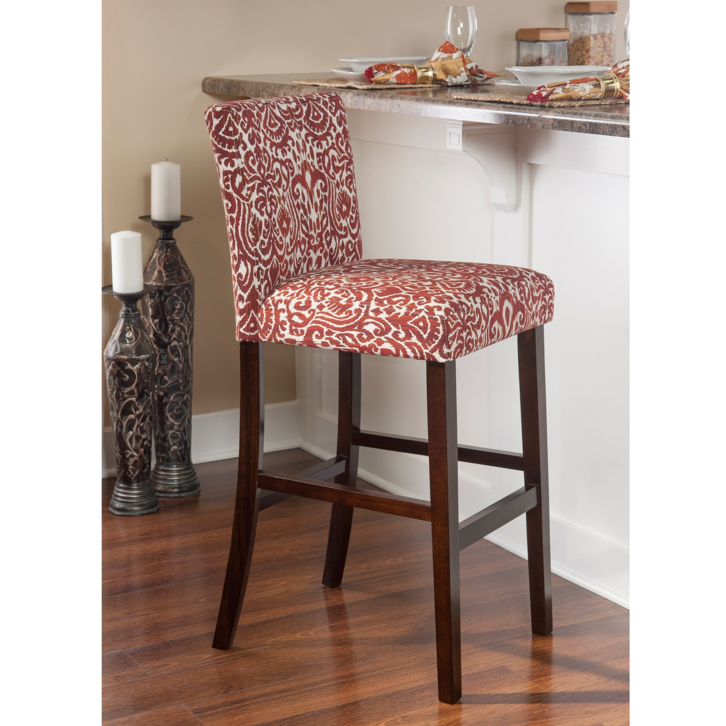 Linon Marrakesh Bar Stool Lava Com