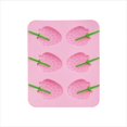 thumbnail image 1 of Molde de silicona con forma de fresa, molde para bebidas en barra de jabón (rosa), 1 of 4