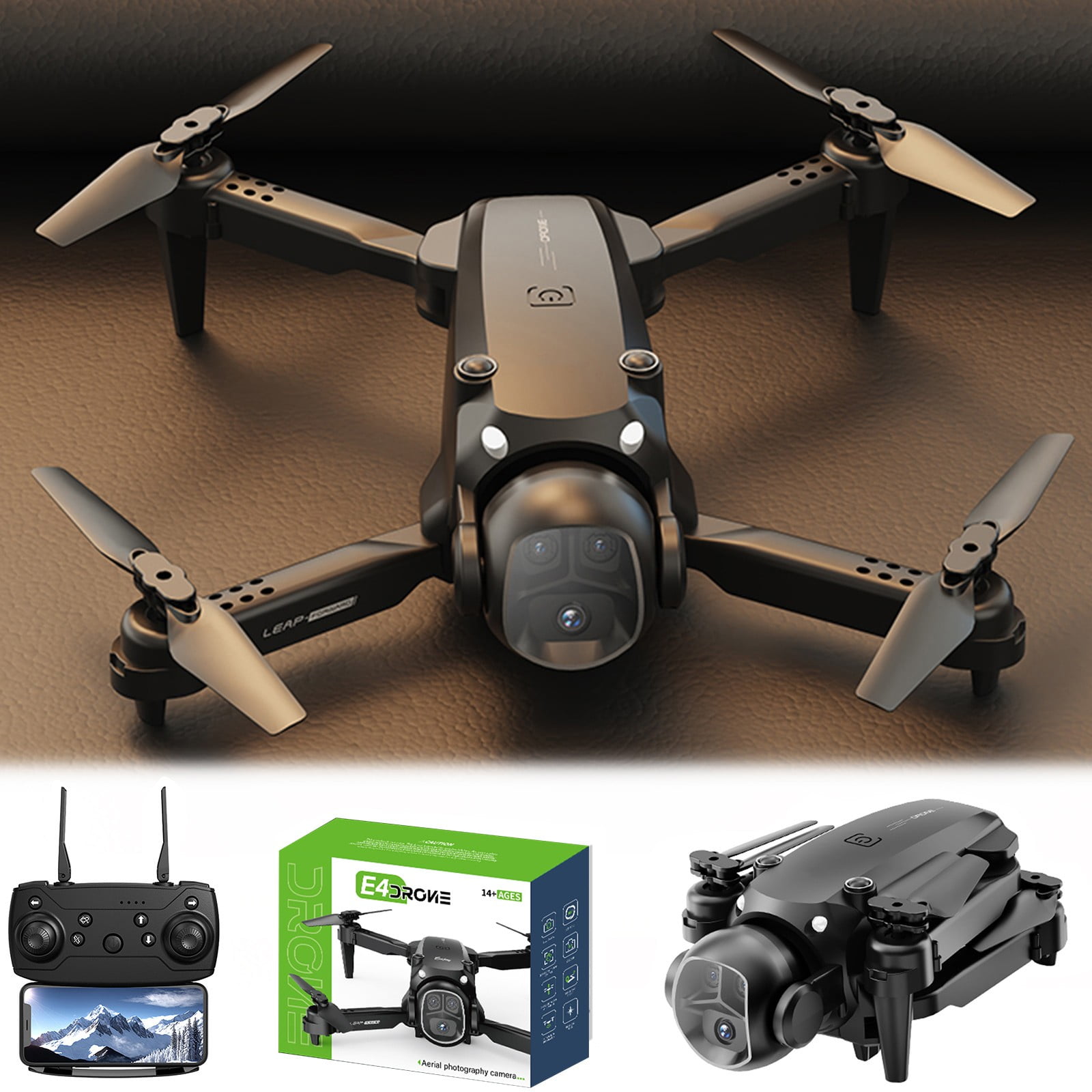 Drone with 1082P FPV Camera, Quadcopter with Folding Body, One Click Takeoff And Landing, Suitable for Adults And Teens