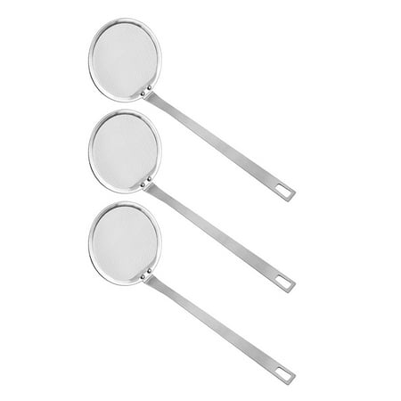 

3pcs Noodle Filter Spoon Food Colander Stainless Steel Colander Home Kitchen Gadget