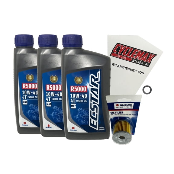 Cyclemax Standard Oil Change Kit fits 2003-2018 Suzuki LTZ 400 QuadSport