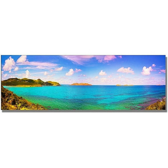 Trademark Art "St. Barts" Canvas Wall Art by Preston