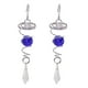 thumbnail image 1 of Molino de viento en espiral con bola de cristal azul para decoración de exteriores, 1 of 8