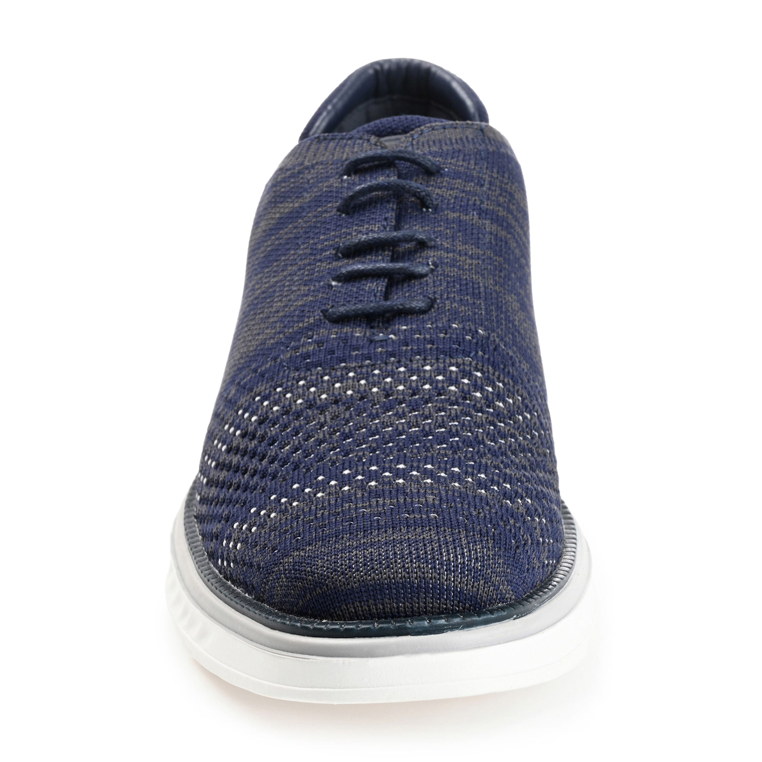 Vance Mens Marlon Tru Comfort Foam Knit Lace-up Round Toe Casual Dress Shoe