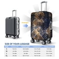 thumbnail image 4 of Fotbe Watercolor Snake Skin Funda Protectora para Equipaje, Antirrayones y Resistente a la Suciedad, Compatible con Maletas de 18 a 32 Pulgadas-Large, 4 of 7