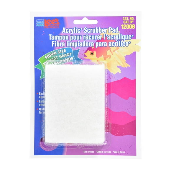 Lee's Tapis de Récurage Acrylique Aquarium - Super Taille ALE12006