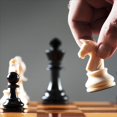 thumbnail image 6 of Chess Soft Leather Flannelette Board Portable Convenient Leather Chessboard Leisure Outdoor Puzzle Chess, 6 of 6