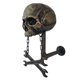 thumbnail image 3 of Muyoka Soporte para casco de calavera de motocicleta Soporte para casco de calavera montado en la pared Durable y desmontable Gorra de cabeza de calavera Soporte para casco Decoraci贸n de calavera de t, 3 of 7