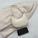 thumbnail image 3 of Rhombic Lattice Underarm Bags Casual Crescent Shoulder Bag para viajes (blanco), 3 of 7