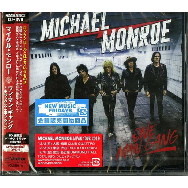 Michael Monroe One Man Gang Deluxe Edition Japanese Cd Dvd W Bonus Track Cd Walmart Com