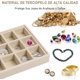 thumbnail image 3 of Joyería Multifuncionales Caja, 8 Piezas Bandeja de Joyería de Terciopelo Apilable, Organizador de Cajones de Joyería, Bandejas de Terciopelo para Joyas, 3 of 4