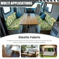 thumbnail image 5 of FOR U DESIGNS Parrot Leaf Print 3 Pcs RV Dinette Cushion Covers Non-Slip Camper Seat Covers Dinette Booth Stretch Sofa Sofa Slipover Pillowcase Rv Decoration for Travel Trailer Couch, 5 of 8