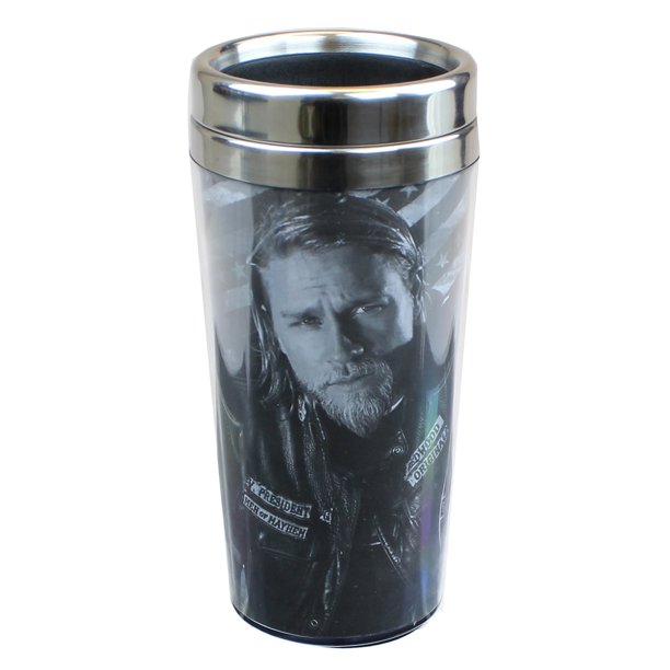 Sons Of Anarchy Jax Teller Riding 16oz Travel Cup Walmart Com Walmart Com