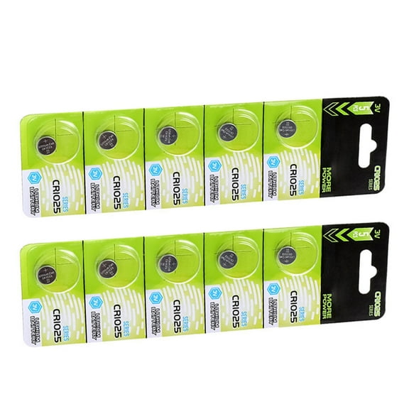 CR1025 3V Lithium Coin Battery CR1025 Batteries Durability Reliability Energy For Remote Controls Car Small Devices