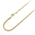 thumbnail image 2 of 555Jewelry Stainless Steel High Polish Classic Charm Cable Chain Twisted Singapore Rope Link Secure Single Claw Clasp Necklace Women Men Unisex Jewelry Accessory, Yellow Gold 20 Inch, 2 of 7