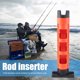 thumbnail image 1 of Soporte Para Caña De Pescar Estante para barril de pesca, soporte desmontable para caña de pescar, accesorios ajustables para exteriores (naranja), 1 of 8