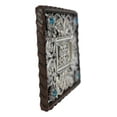 thumbnail image 2 of Set of 2 Western Turquoise Stars Lace Scroll Wall Double Toggle Switch Plates, 2 of 5