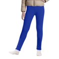 thumbnail image 4 of Leggings for Girls Fleece Lined Solid Slim Fit Stretchy Soft Warm Pants Tights Kids, 4 of 7
