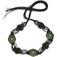 thumbnail image 6 of YooGuoGuo Women's tassel knotted belt hand woven belt Women's Bohemian Style Rope Braid Waist belt, 6 of 8