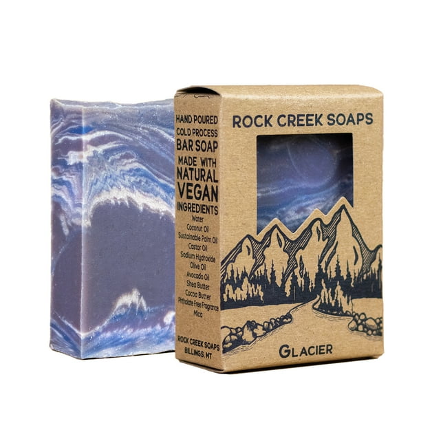 Rock Creek Soaps Vegan Bar Soap Glacier