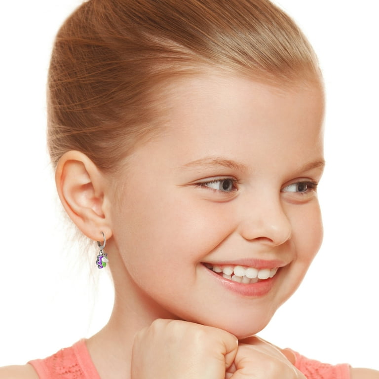 Purple Unicorn Jewelry Hoop Earrings For Girls Unicorn Earrings For Girls Little Girls Earrings For Toddlers And Teens Huggie Hoop Earrings For
