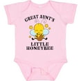 thumbnail image 3 of Inktastic Cute Bee Great Aunt's Little Honeybee with Stars Boys or Girls Baby Bodysuit, 3 of 5