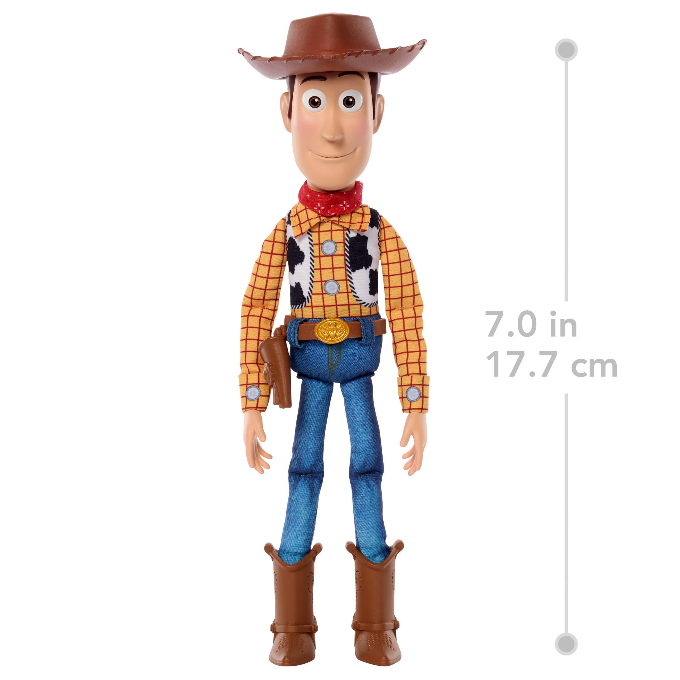 Disney and Pixar Toy Story 5 Woody Ragdoll Edition Figure, 7 Inch Playscale Movie Accurate