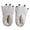 Gray, variant on comerut 1 Pair Cotton Slippers Cute Cartoon Super Soft Comfortable Anti-slip Keep Warm Gift Women Men Animal Claw Winter Plush Slippers for Bedroom