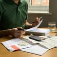 thumbnail image 3 of 2 PCS Golden Menu Summons Factura de la bifurcación Notas de documento Productos de almacenamiento de carpeta de aguja de metal para la cocina de la oficina Cocina, 3 of 6