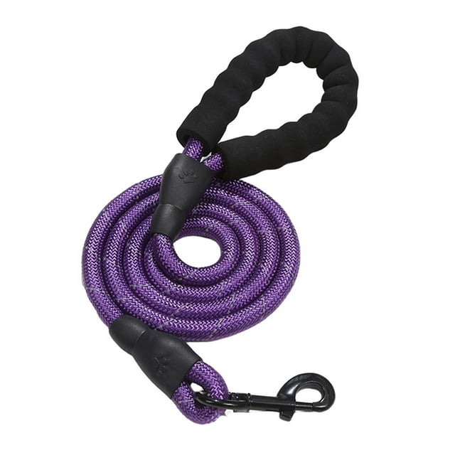 Ruiboury Comfortable Wear And Easy To Clean Strong Pet Dog Leash Fitting For All Dogs purple 150cm*1.2cm