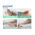 thumbnail image 5 of Ourmed Hydrocolloid Dressing, Large Size Sterile Moist Wound Bandages, 4"X4", Pack of 10, 5 of 9