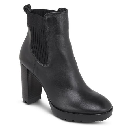 

Kenneth Cole New York Womens Junne Leather Booties Ankle Boots