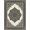Sand Grey, Pattern 6, variant on ODIKA 8'x10' Washable Area Rug Faded Motifs Distressed Interlocking Border Abstract Vintage Refined Structured for Dining Room, Large Office, Lounge, Non-Slip Chair-Friendly Mat