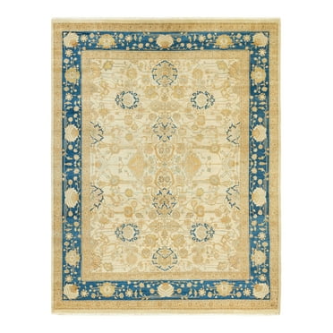 Mogul, One-of-a-Kind Hand-Knotted Area Rug - Ivory, 8' 1" x 10' 1"