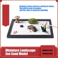 thumbnail image 7 of Mini Zenes Garden Japanese Zenes Sand Garden for Desk with Rakes,Stand,Rock Office Table Accessories Meditations Gift, 7 of 7