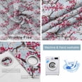thumbnail image 2 of Spring Flowers Blackout Curtains for Bedroom, Chinese Pink Peach Blossoms Branches Thermal Insulated Kitchen Drapes with Grommets, Light Blocking Window Treatment, 2 Panels 52" x 63", 2 of 7