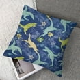 thumbnail image 7 of Whale Shark Throw Pillow Covers  Square Pillow Cover for Cushion Sofa Fall Pillow Cover, 7 of 7