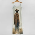 thumbnail image 5 of Western Cowboy Style Sleeveless Dress Loose Women's Dress Dresses Luxury Evening Dresses, 5 of 9